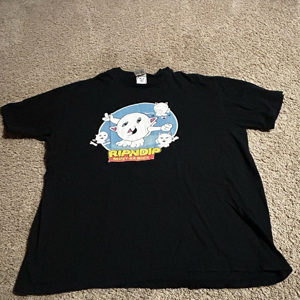 Ripndip Black Graphic T-Shirt size XL